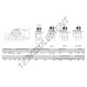 Palier - 2 fixations - NP65-RHP