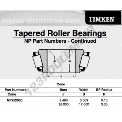 NP952605-TIMKEN