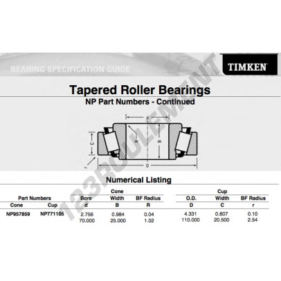 NP957859-NP771105-TIMKEN