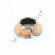 Bague lisse à collerette - PAF0604-P10