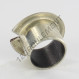 Bague lisse à collerette - PAF1212-P10