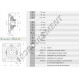 Palier - 4 fixations - PCJ60N-INA