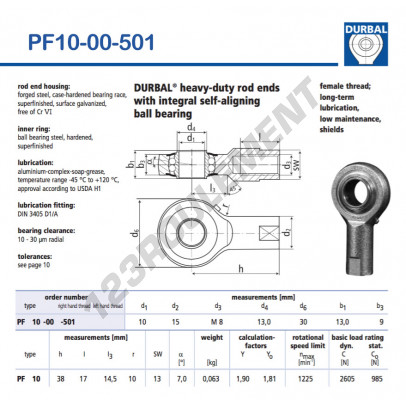 PF10-00-501-DURBAL