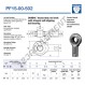 Rotule SI - PF15-00-502-DURBAL