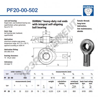 PF20-00-502-DURBAL