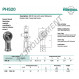 Rotule SI - PHS20-DURBAL