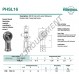 Rotule SI - PHSL16-DURBAL