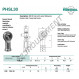 Rotule SI - PHSL30-DURBAL