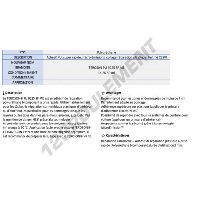 PU-9225-SF-ME-50ML-TEROSON