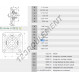 Palier - 4 fixations - RCJ1-1-2-INA