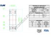 S6009-2RS-FDA-AISI420-ZEN