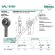 Rotule SA - SAL16-BK-DURBAL