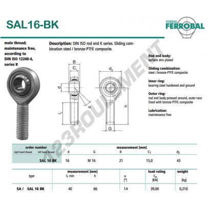 SAL16-BK-DURBAL