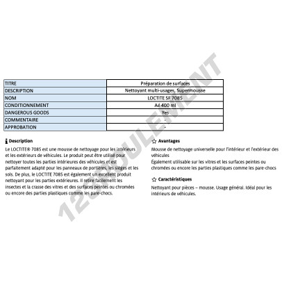 SF-7085-400ML-LOCTITE