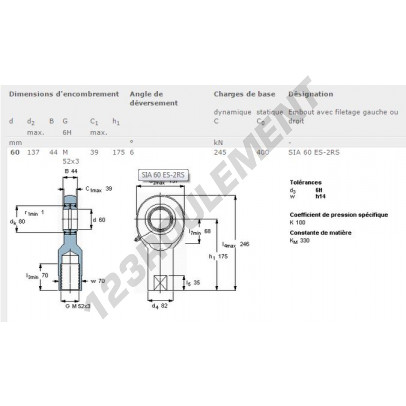 SIA60-ES-2RS-SKF