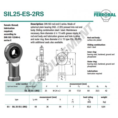 SIL25-ES-2RS-DURBAL