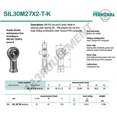 SIL30M27X2-T-K-DURBAL