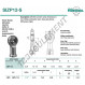 Rotule SI - SIZP12-S-DURBAL