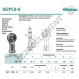 Rotule SI - SIZPL9-S-DURBAL