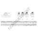 Palier - 2 fixations - SL55-RHP