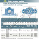 Palier - 2 fixations - SNC217-314-SNR