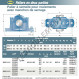 Palier - 2 fixations - SNC218-315-SNR