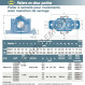 Palier - 2 fixations - SNC222-319-SNR