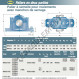 Palier - 2 fixations - SNC232-532-SNR