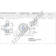 Palier - 2 fixations - SYH7-8-FM-SKF