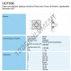 Palier - 4 fixations - UCF206-NTN