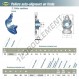 Palier - 2 fixations - UCFA204-SNR
