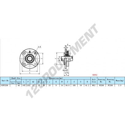 UCFC209-INOX