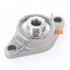 Palier - 2 fixations - UCFL202-INOX