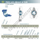 Palier - 2 fixations - UCFL314-SNR