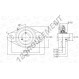 Palier - 2 fixations - UCFL315