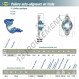 Palier - 2 fixations - UCFL324-SNR