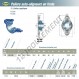Palier - 2 fixations - UCFL326-SNR
