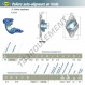 Palier - 2 fixations - UCFLE215-SNR