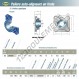 Palier - 4 fixations - UKF205H-SNR