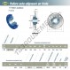 Palier - 4 fixations - UKFCE215H-SNR