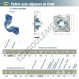 Palier - 4 fixations - USF206-SNR
