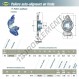 Palier - 2 fixations - USFAE205-SNR
