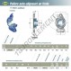 Palier - 2 fixations - USFAE207-SNR