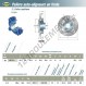 Palier - 4 fixations - USFC210-SNR