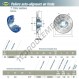 Palier - 4 fixations - USFEE205-SNR
