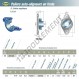 Palier - 2 fixations - USFLE205-SNR