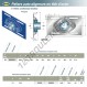Palier - 4 fixations - USPFE205-SNR