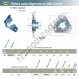 Palier - 3 fixations - USPFT204-SNR