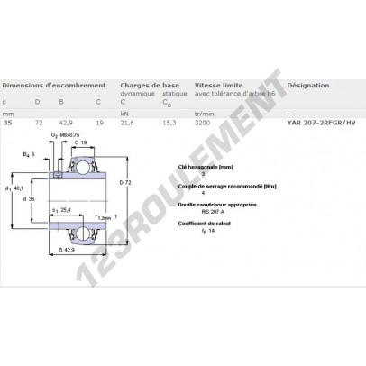 YAR207-2RFGR-HV-SKF