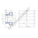 Accessoire de palier - YET207-105-FAG